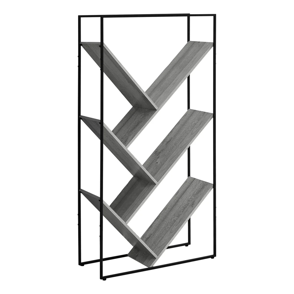 Grey Laminate 3 Tier Bookshelf X565