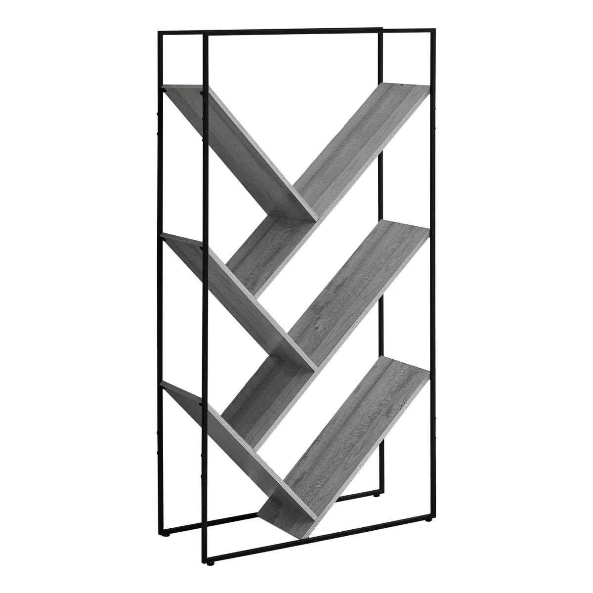 Grey Laminate 3 Tier Bookshelf X565