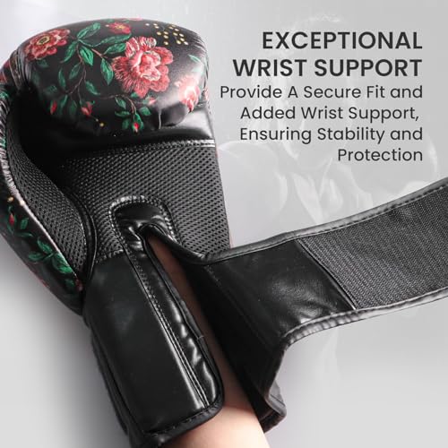 Black Leather Boxing Gloves C285
