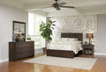 Queen Bed with Dresser, Mirror, Nightstand in Espresso G295389