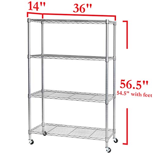 Steel Wire Shelving Storage Unit Q152046