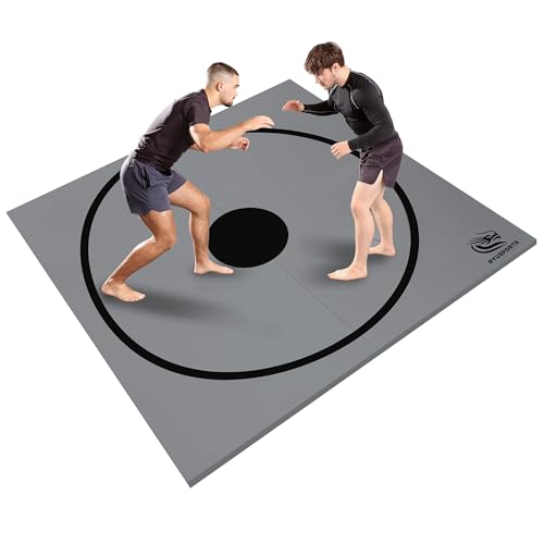 10x10ft Roll-Up XPE Foam Martial Arts Mat with Carry Bag G2886