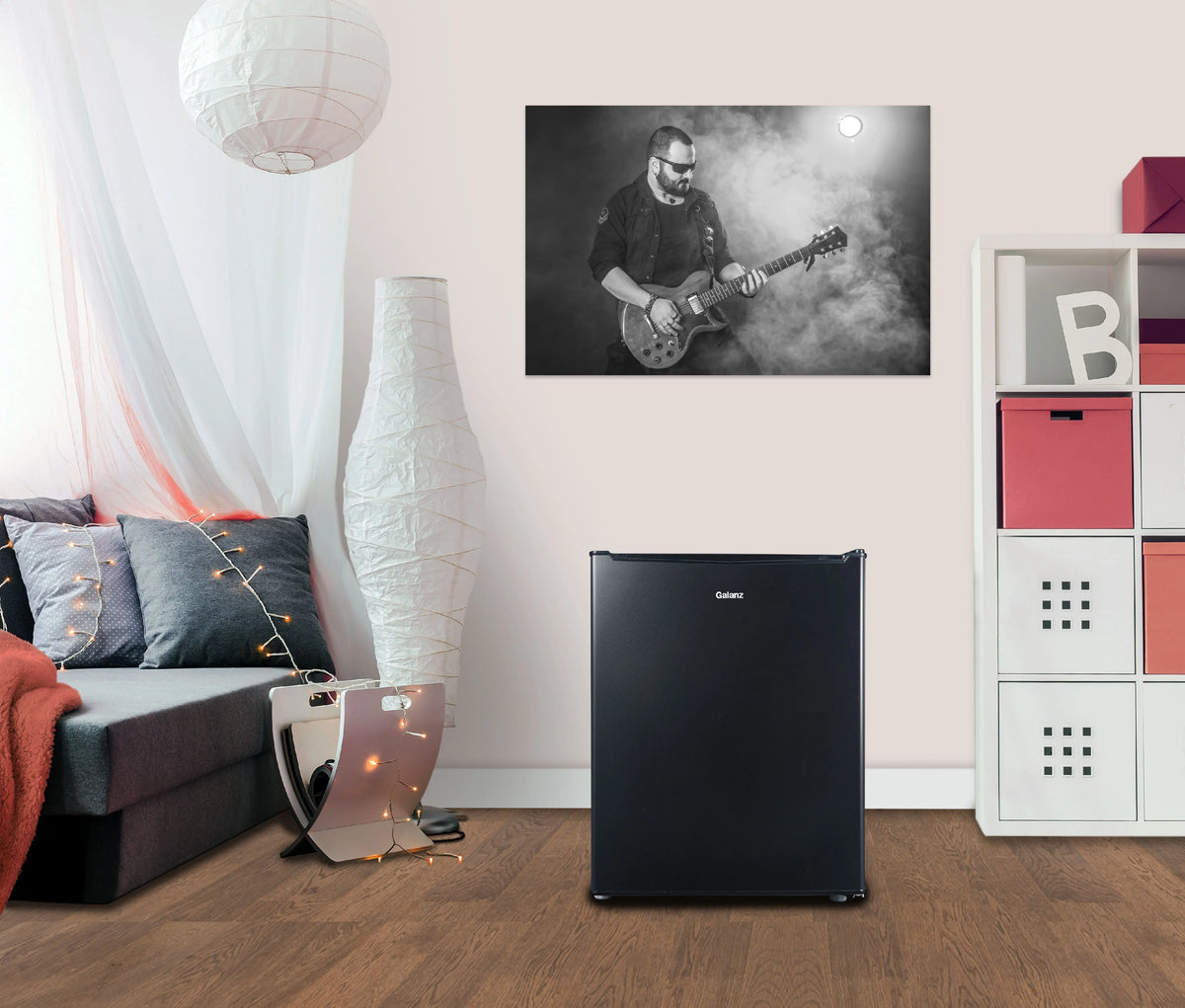 Black 2.7 Cu ft Single Door Mini Fridge C914