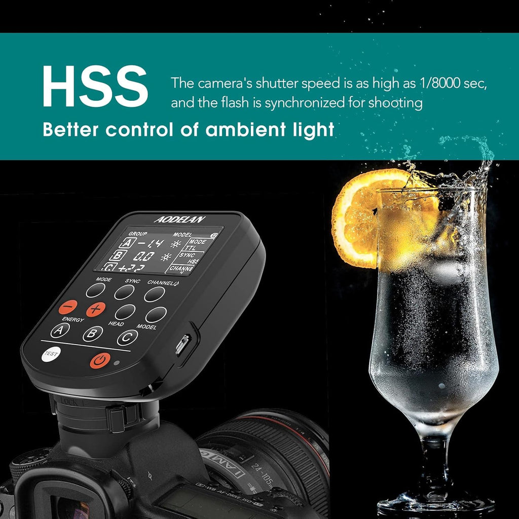 TTL Flash Trigger for Olympus Cameras, 1/8000s HSS V645