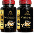 Wild Alaskan Salmon Oil Fish Oil Supplement 120 Softgels D798