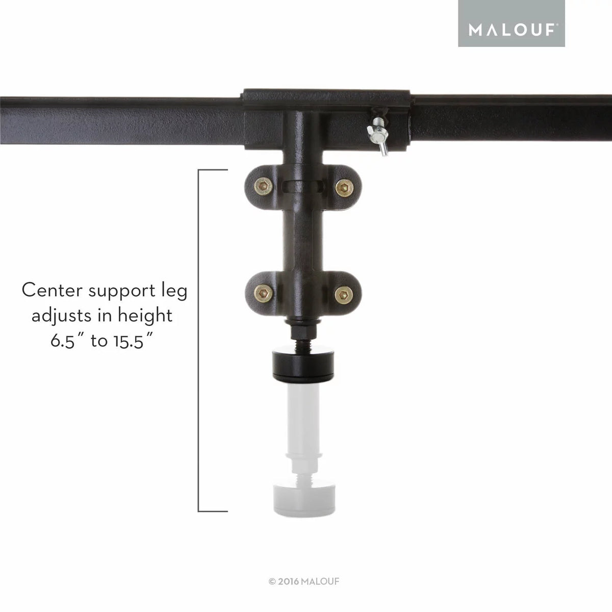 Bed Rail System with Center Bar Support F55503
