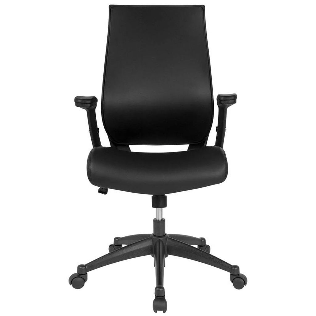 Leather Ergonomic Swivel Office Chair E5561
