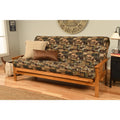 Butternut Futon with Multi-Color Fabric Mattress M478004