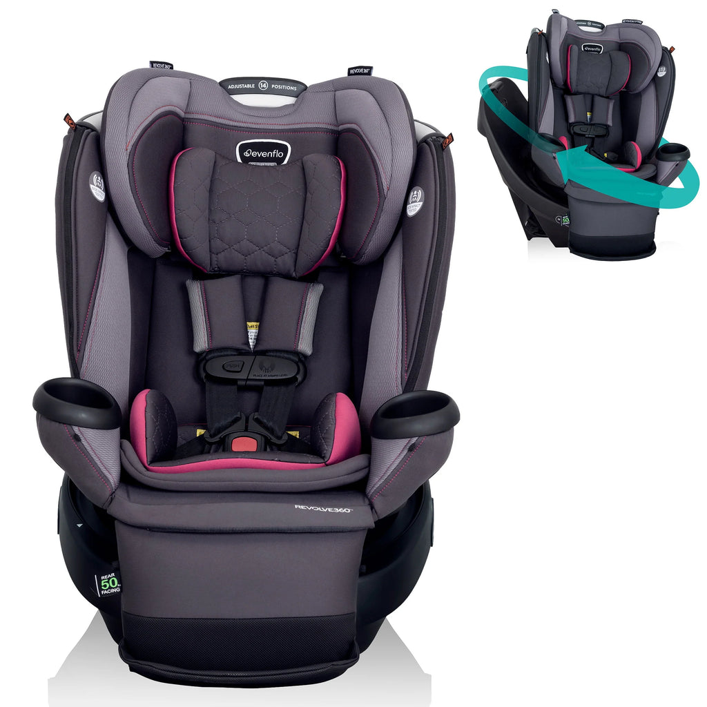 All-in-One Rotational Car Seat with Quick Clean Cover J2105