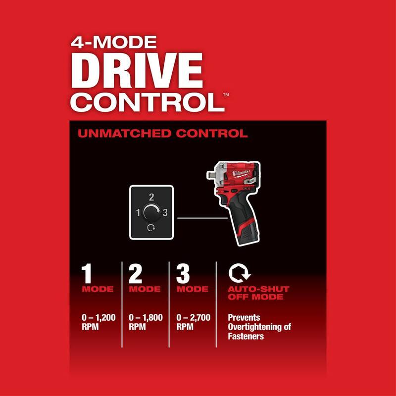 12V Lithium-Ion Brushless Cordless 1/2 in. Impact Wrench Kit Q283400