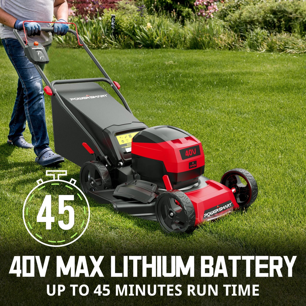 40V 17-inch Cordless Brushless Electric Push Lawn Mower I51222