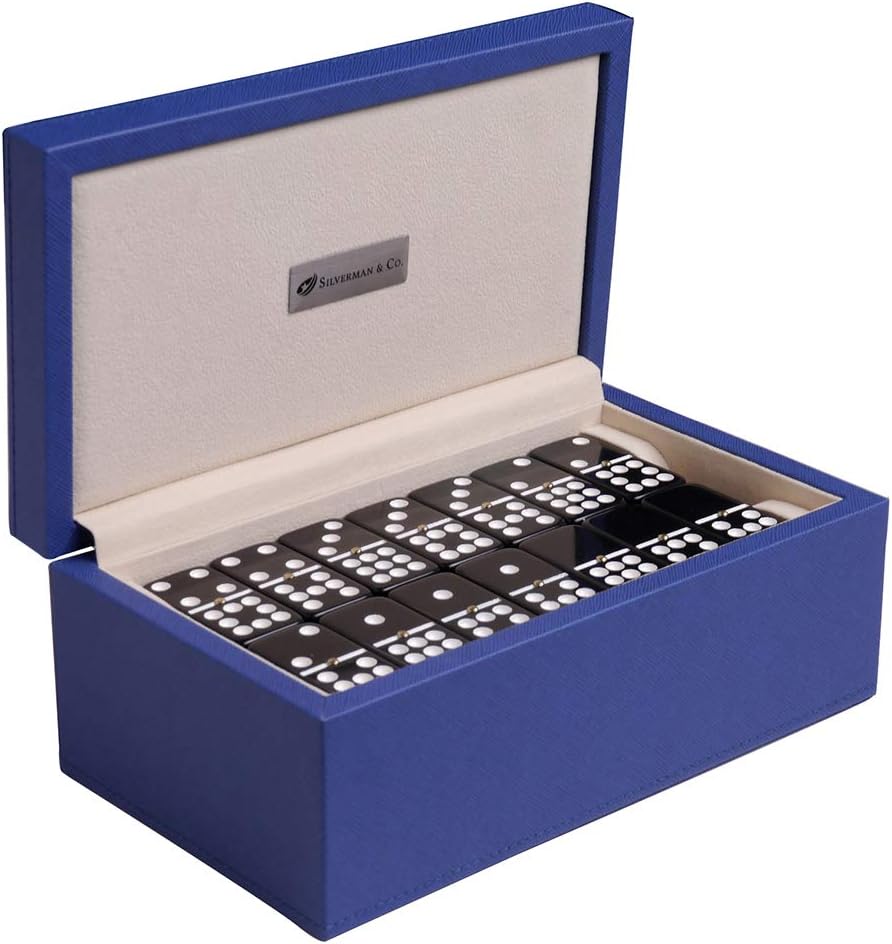 Black Double 9 Domino Set S30016