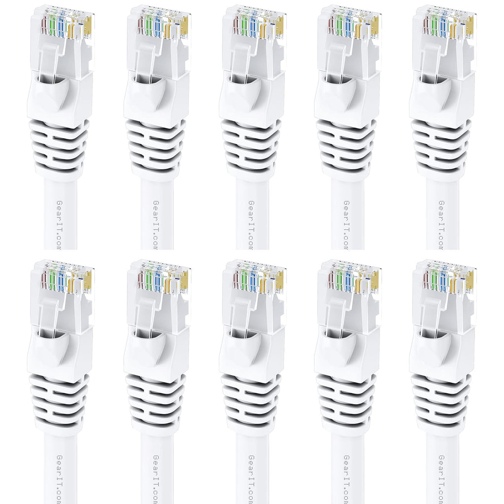 Cat 6 Ethernet Cable 6 ft 10-Pack Black U778
