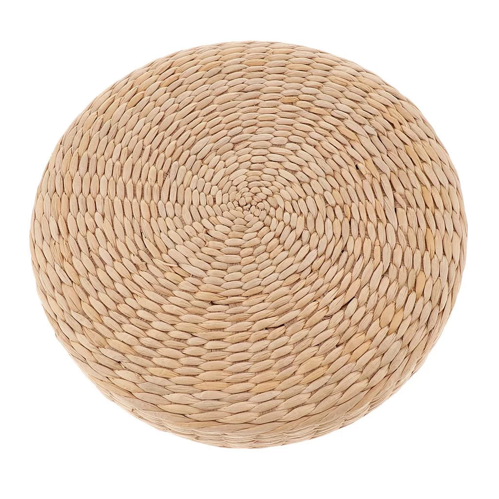 2 Pieces Round Straw Floor Cushion L8535