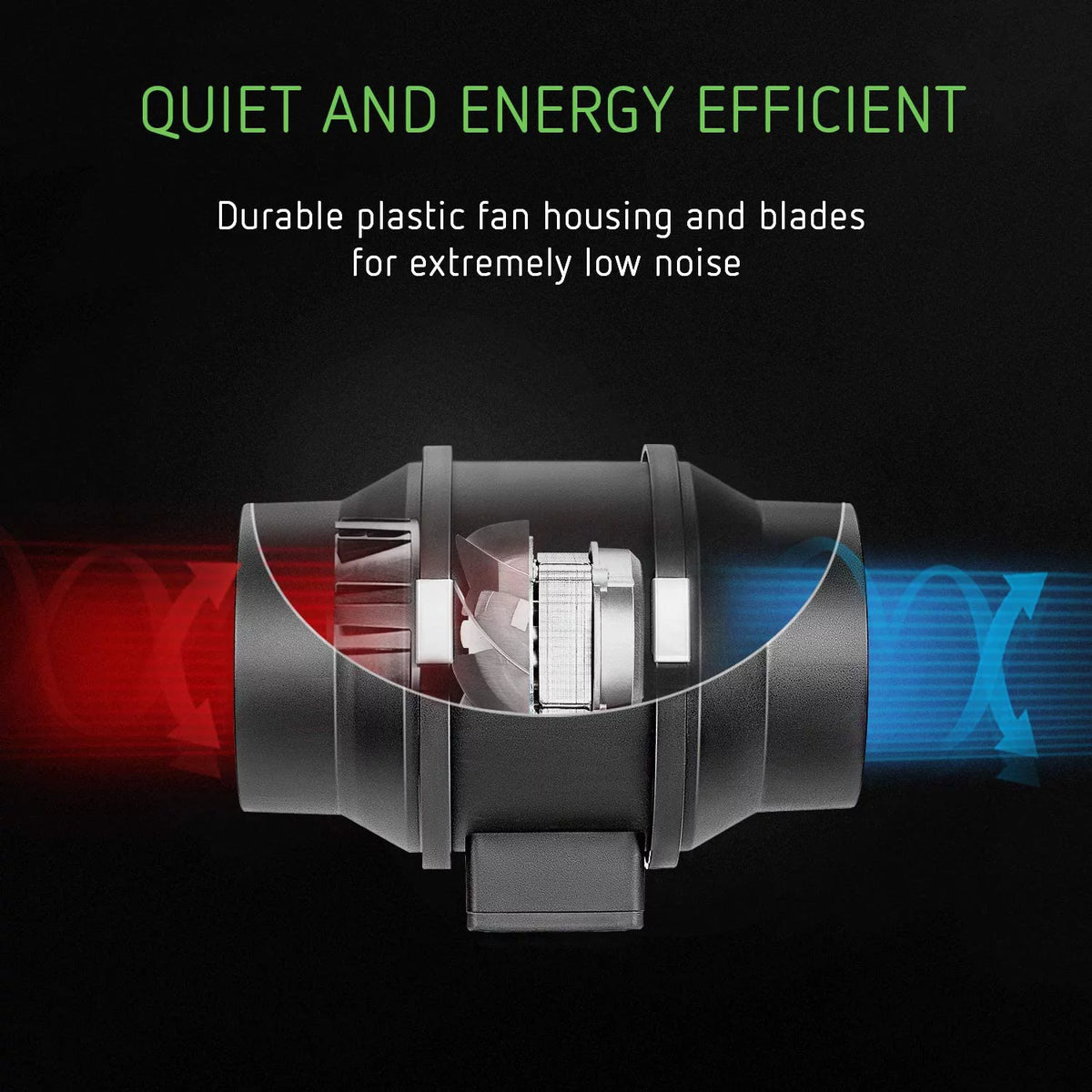 6 Inch 390 CFM Inline Fan Carbon Filter Ducting Ventilation Kit F23944