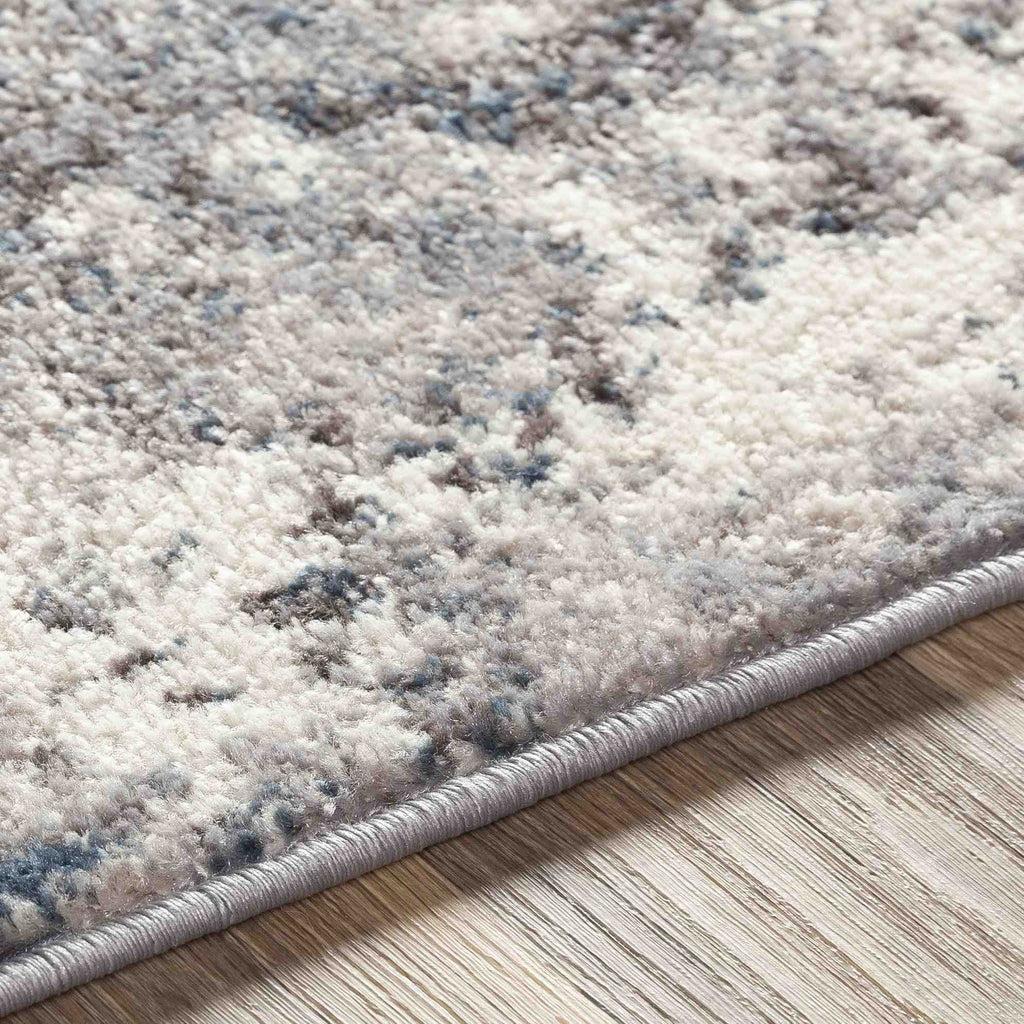 7x7 Teal Square Area Rug E9018