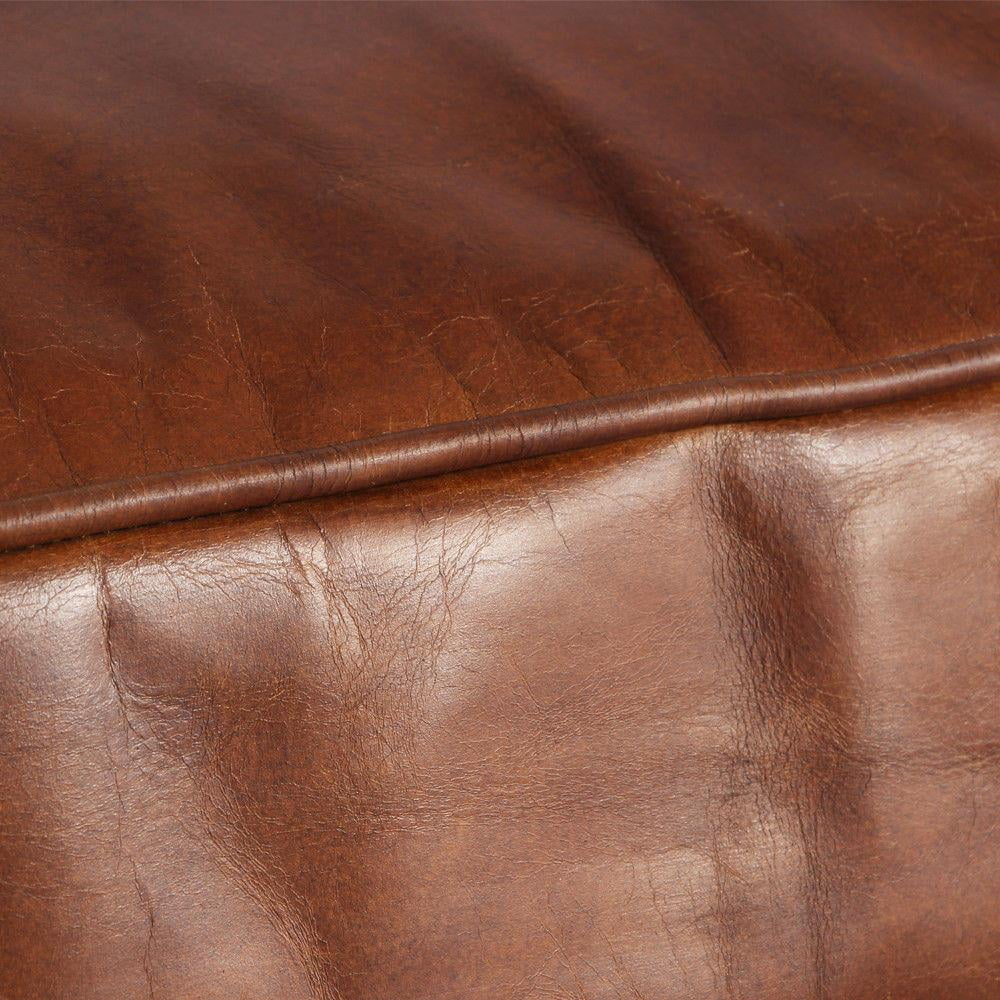 Antique 3 Seater Aged Leather Sofa E710582