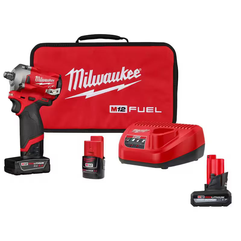 12V Lithium-Ion Brushless Cordless 1/2 in. Impact Wrench Kit Q283400