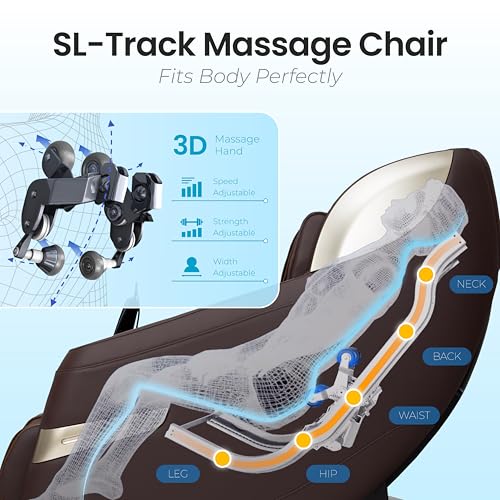 Brown Full Body Zero Gravity Massage Chair R62641