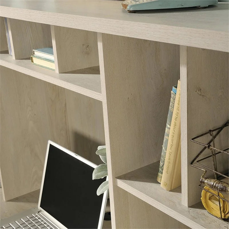 Executive Desk with Hutch and Accent Chest H428