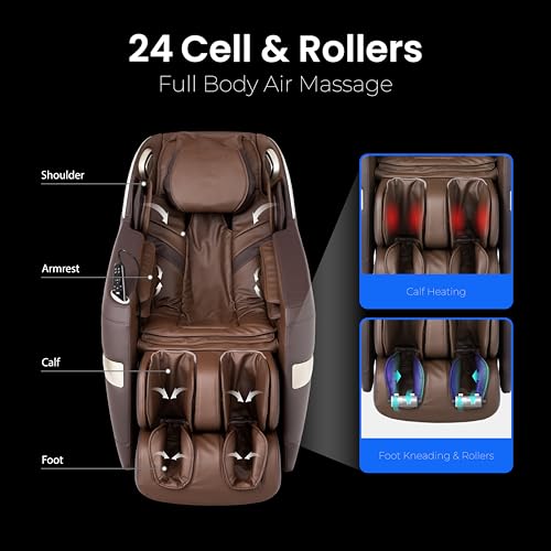 Brown Full Body Zero Gravity Massage Chair R62641