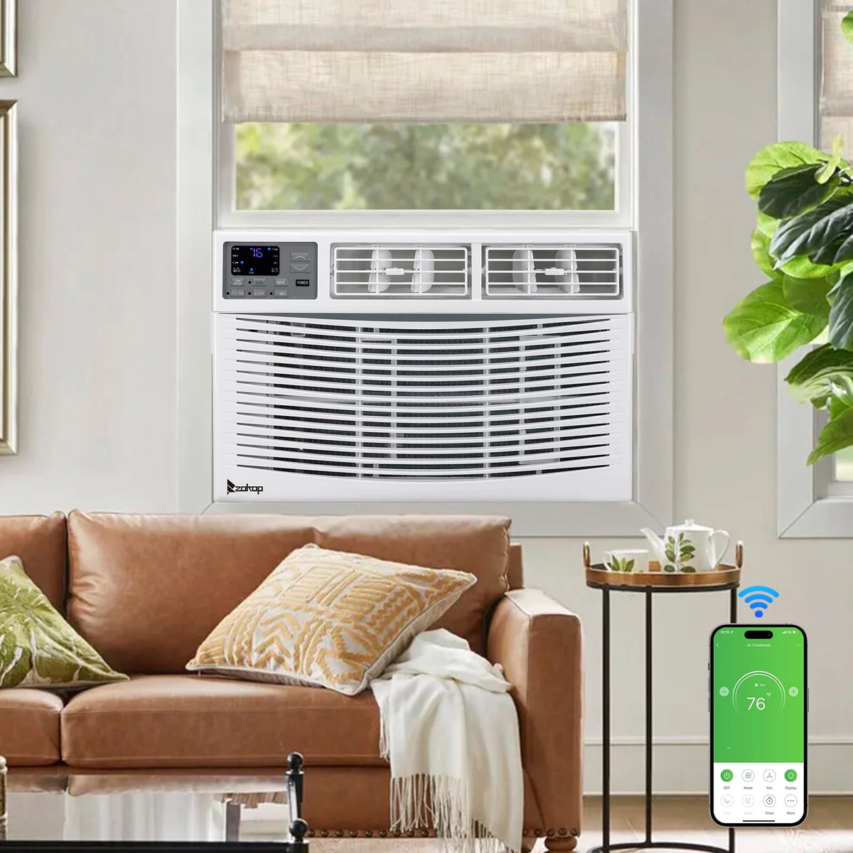 10000BTU 1050W White Window Air Conditioner I6329