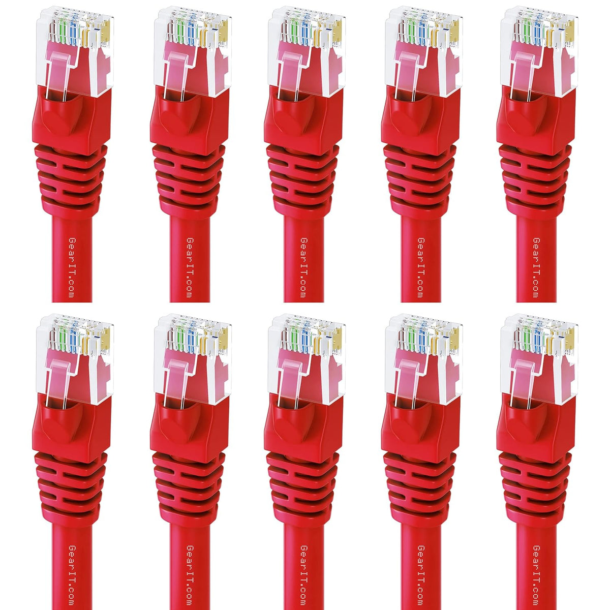 Cat 6 Ethernet Cable 6 ft 10-Pack Black U778