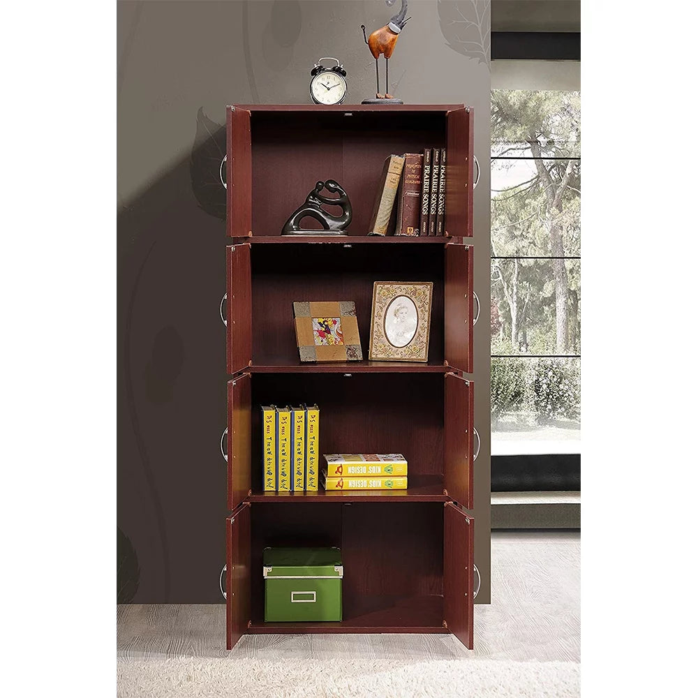 8 Door Mahogany Storage Cabinet O93766