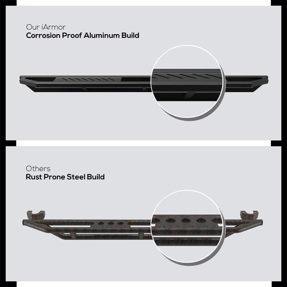 Aluminum Running Boards Compatible with Ford F150 2009-2014 SuperCrew Cab Z144139