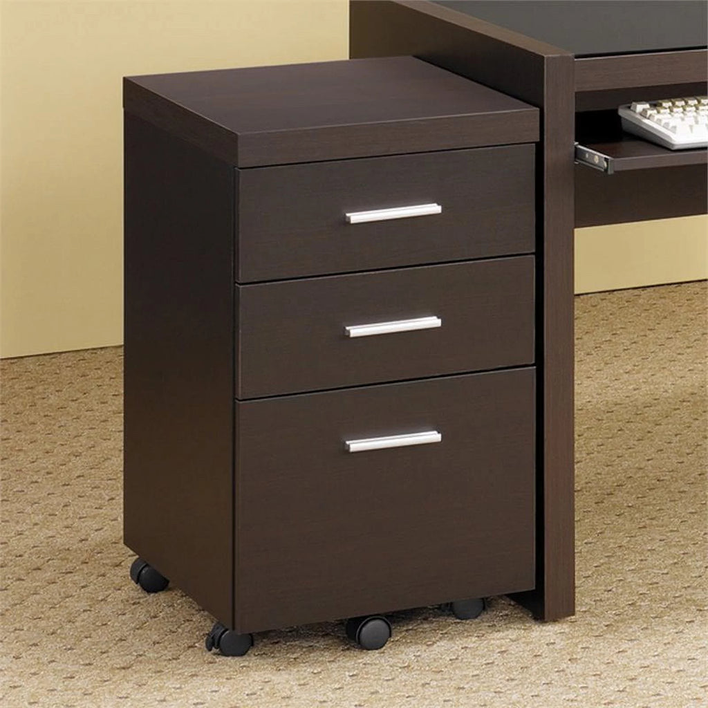 Computer Desk and 3 Drawer Mobile File Cabinet T626
