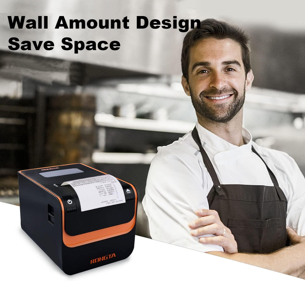 Commercial Direct Thermal Receipt Printer Auto Cutter 80MM V213