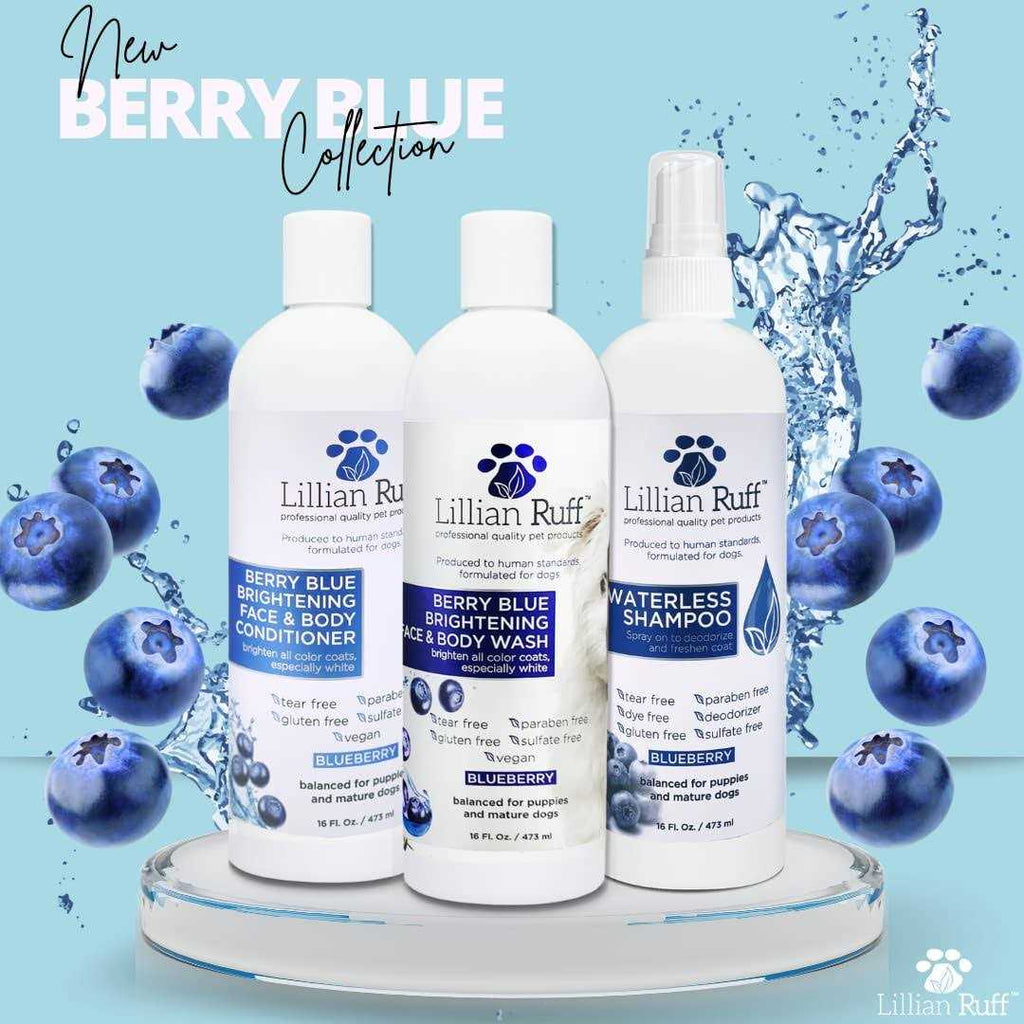 Berry Blue Brightening Face and Body Wash for Dogs and Cats Q8632