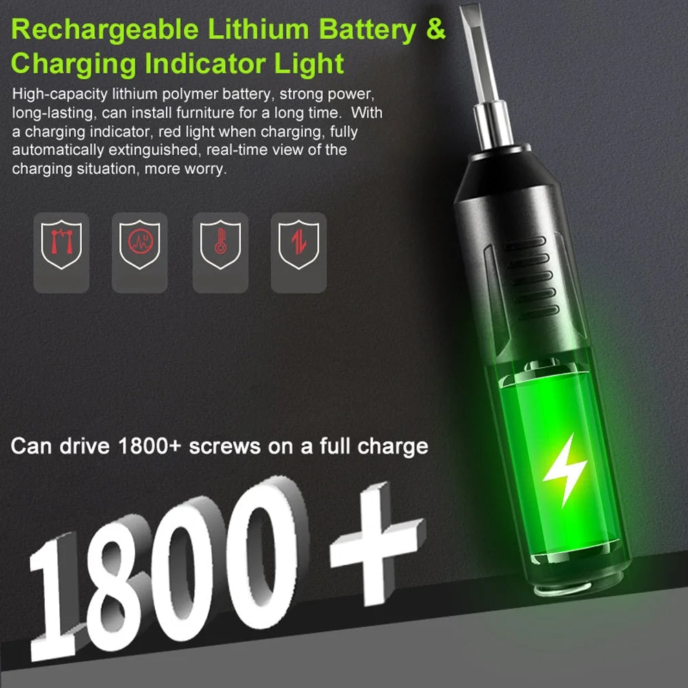 High Precision Electric Screwdriver Set USB Charging O8355