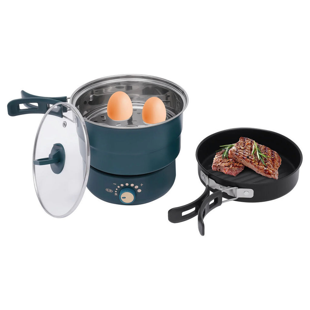 Electric Hot Cooker Pot Steamer Mini Frying Pan W3978