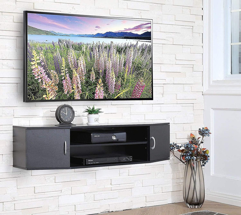 Wall Mounted TV Stand with Doors V24612