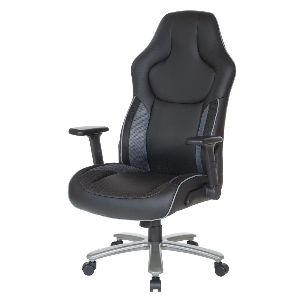 Gray Mesh Gaming Chair O62453