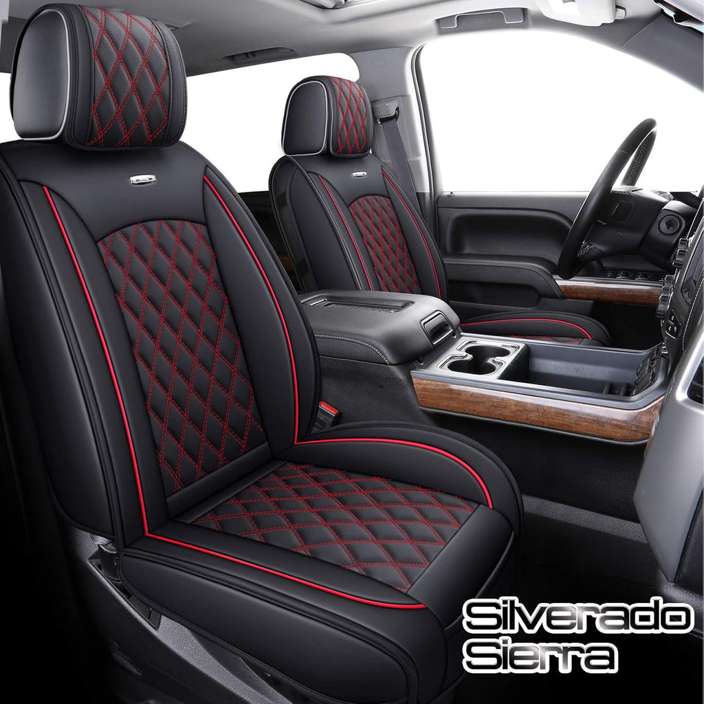 Black 2 Pc Front Seat Covers M522055
