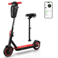 Electric Scooter with Seat and 3L Bag, 20 Miles Range, 450W Motor, 8.5" Pneumatic Tire W889