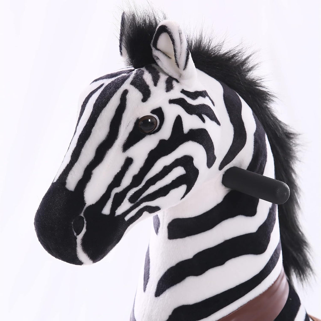 Kids Ride on Zebra Plush Riding Toy F995494