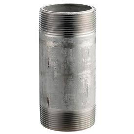 Brass SS 316/316L Schedule 40 Seamless Pipe Nipple 1-1/2x6 NPT Male N20427