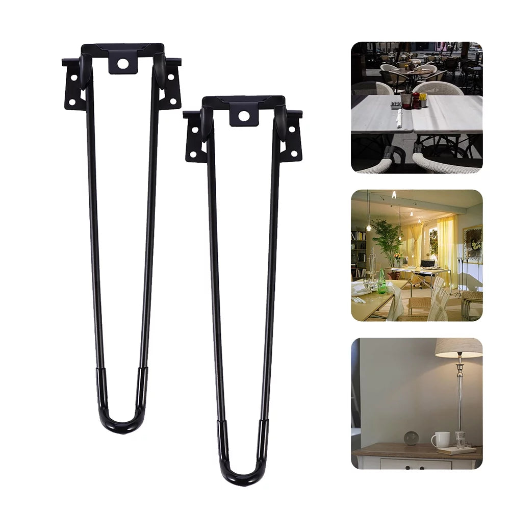 Black Folding Table Legs K192