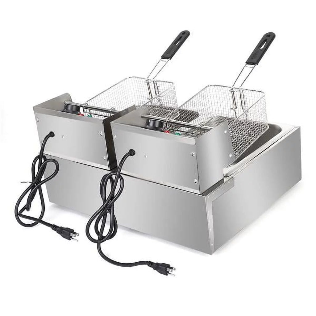 5000W 12.7QT Stainless Steel Electric Fryer F7085
