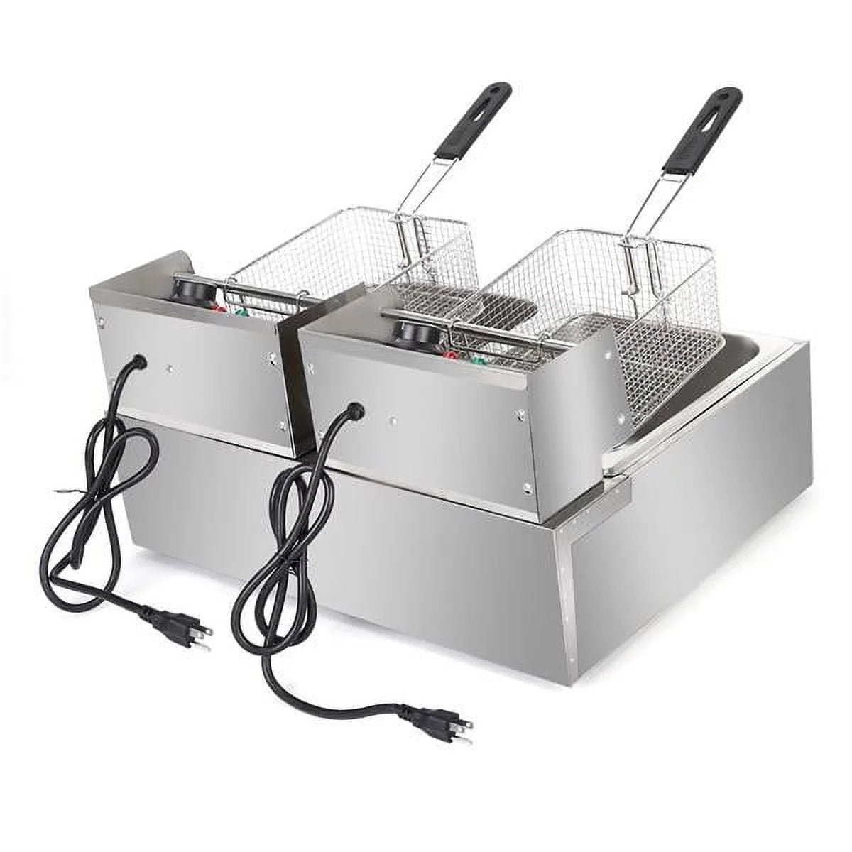 5000W 12.7QT Stainless Steel Electric Fryer F7085