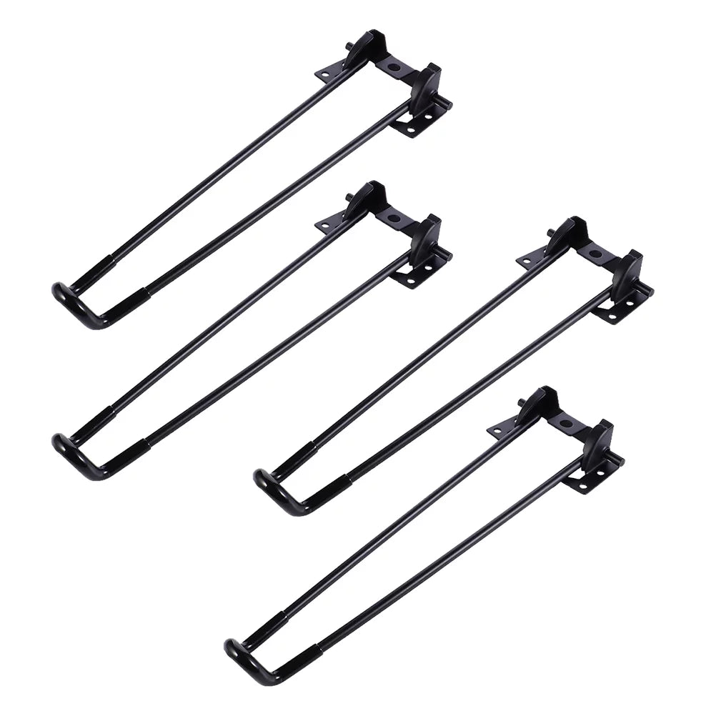 Black Folding Table Legs K192