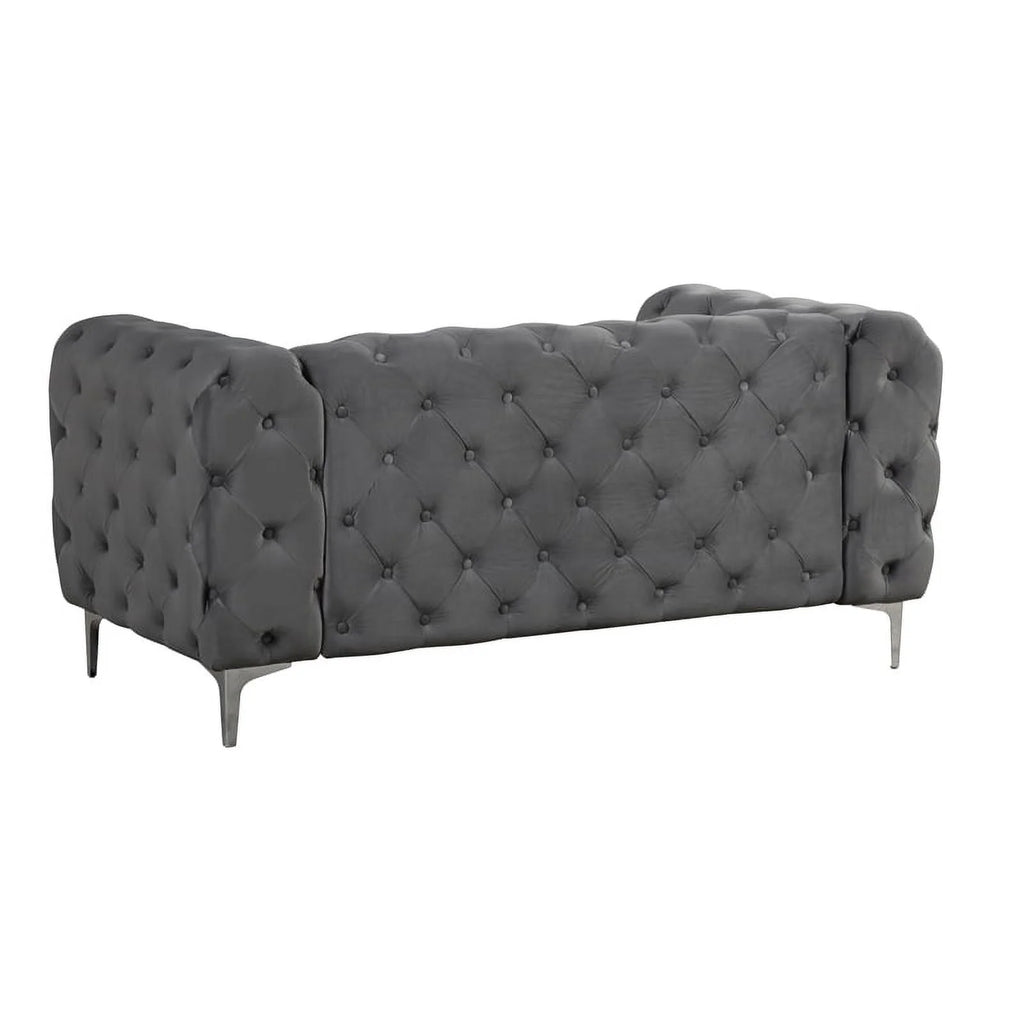 Velvet Loveseat Sofa P376649