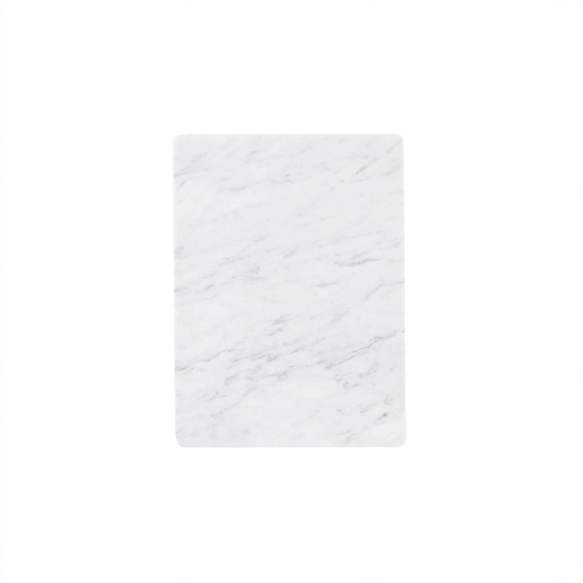 Gray Marble and Wood Side Table L35416