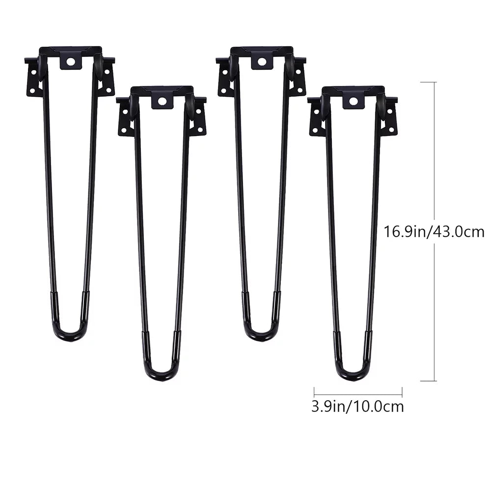 Black Folding Table Legs K192