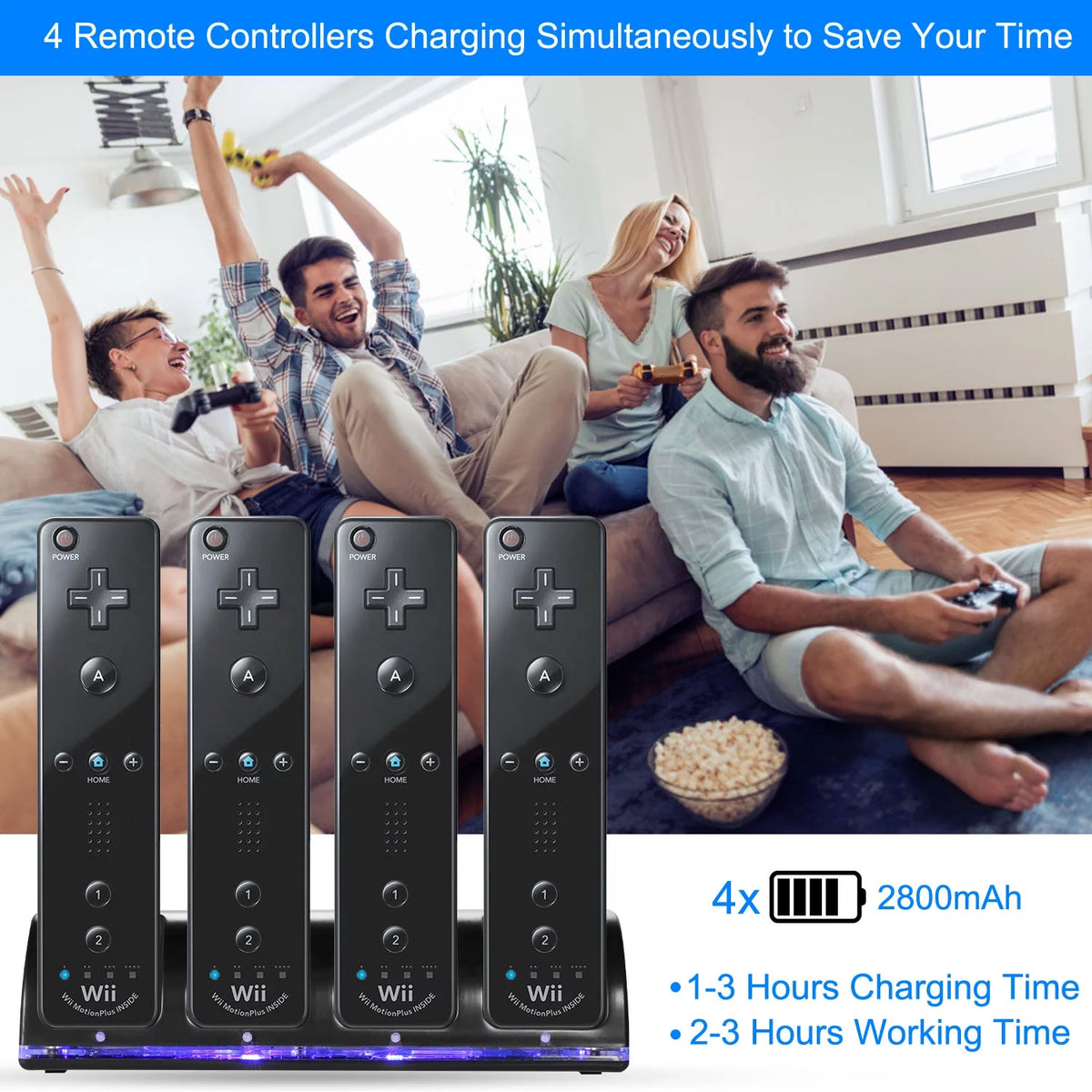 Black Charging Dock Game Controller Charger Z638876