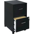 Black 2-Drawer Mobile File Cabinet L931