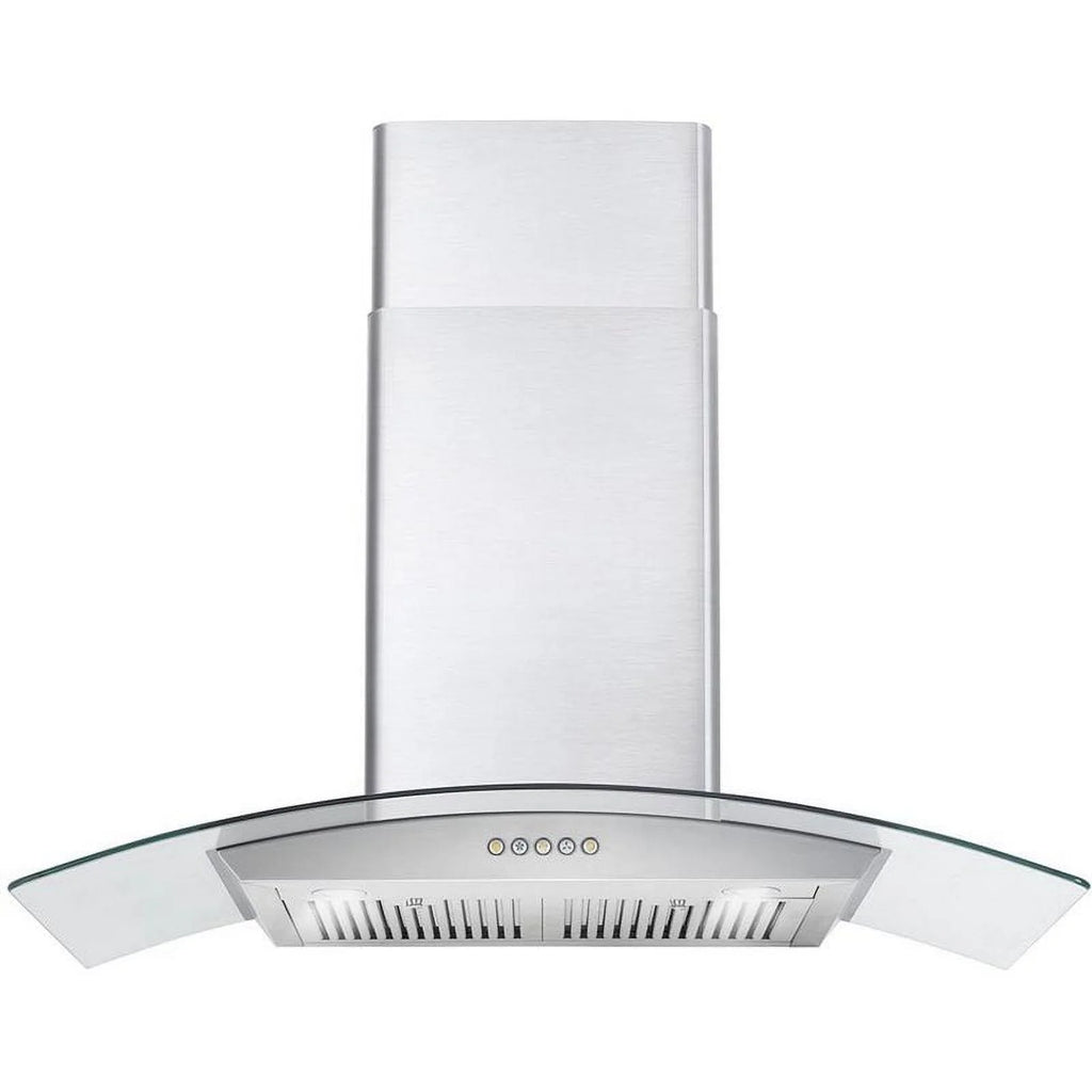 36" 380 CFM Ducted Wall Mount Range Hood in Stainless Steel Q88136